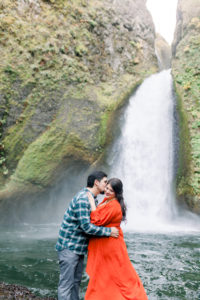 Waterfall Engagement Photos
