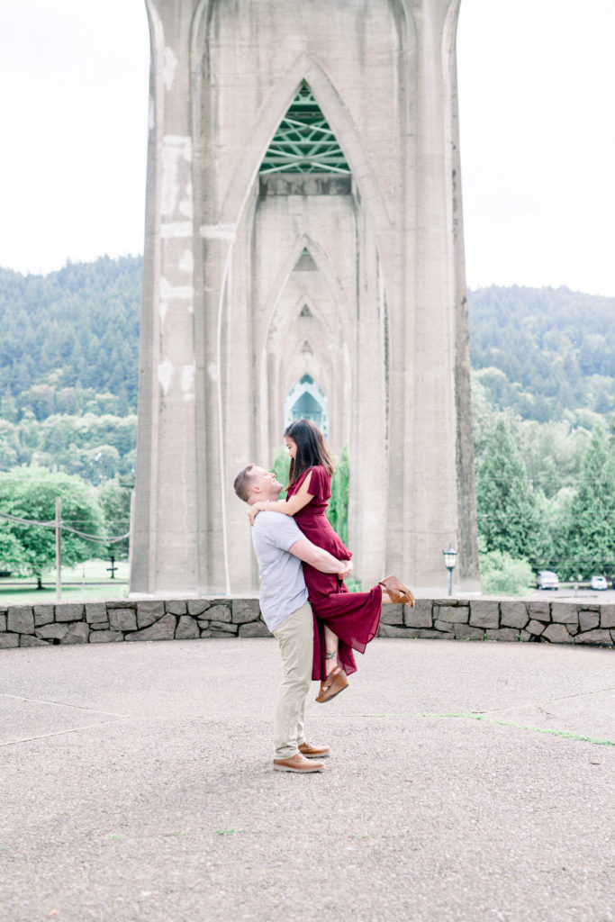 Cathedral Park Engagement Session